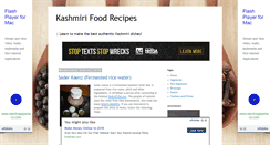 Desktop Screenshot of kashmirifood.com